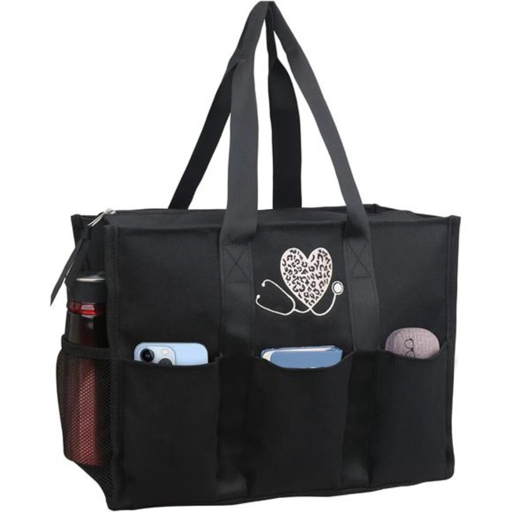 Nurse Bags for Work: Multiple Pockets, Waterproof, Organizing Zip Top